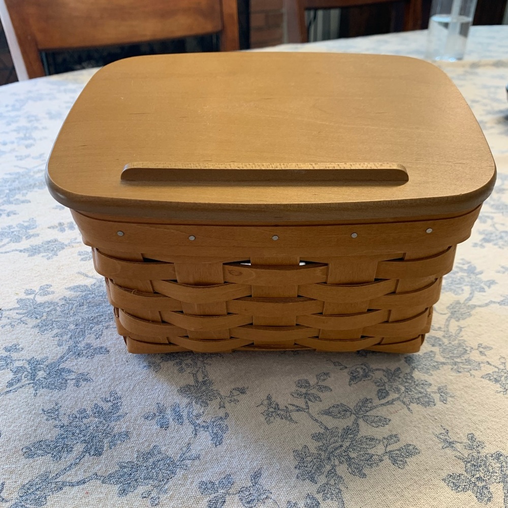 longaberger recipe box basket